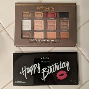 NYX & bellapierre Eyeshadow Palettes